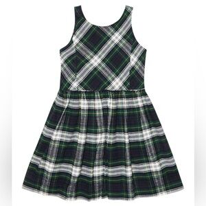 Polo Ralph Lauren Girls Tartan Plaid Dress Size 5
